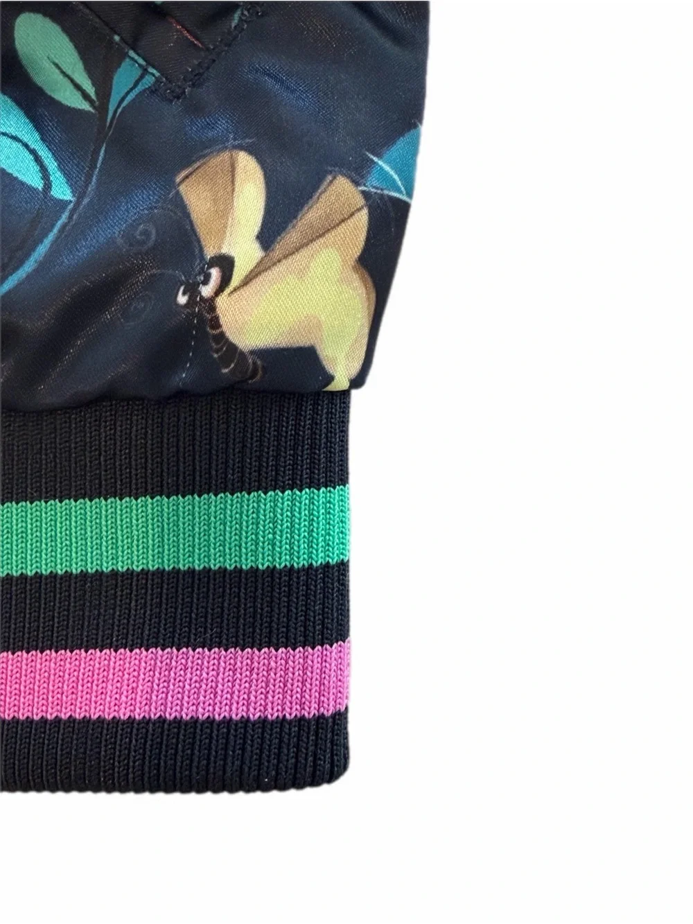 Disney ILY Alice In Wonderland Tea Party Bomber Jacket